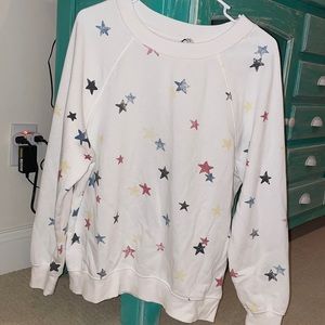 Z supply rainbow star oversized sweatshirt!!